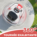 Auto-tamponneuse enfant 6V, rotation à 360°, voiture tamponneuse électrique enfant avec double moteur, musique et klaxon