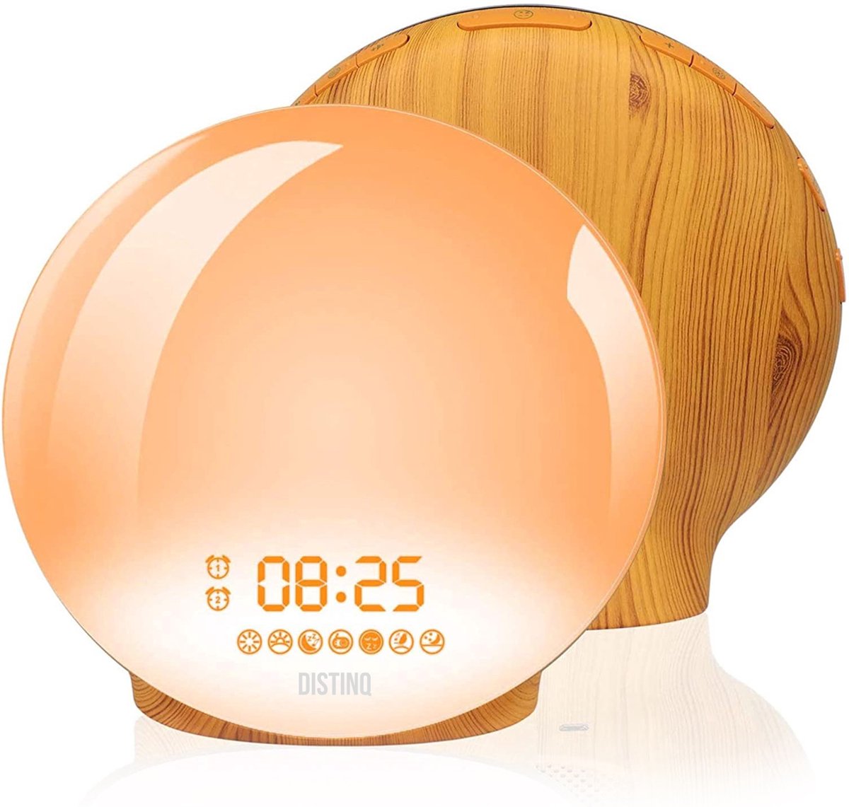 DistinQ Wake-Up Light Wood