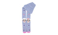 Collant Duo Gris Bleu Coton Écologique