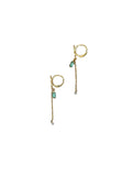 Boucles Nina chaine et perles de culture