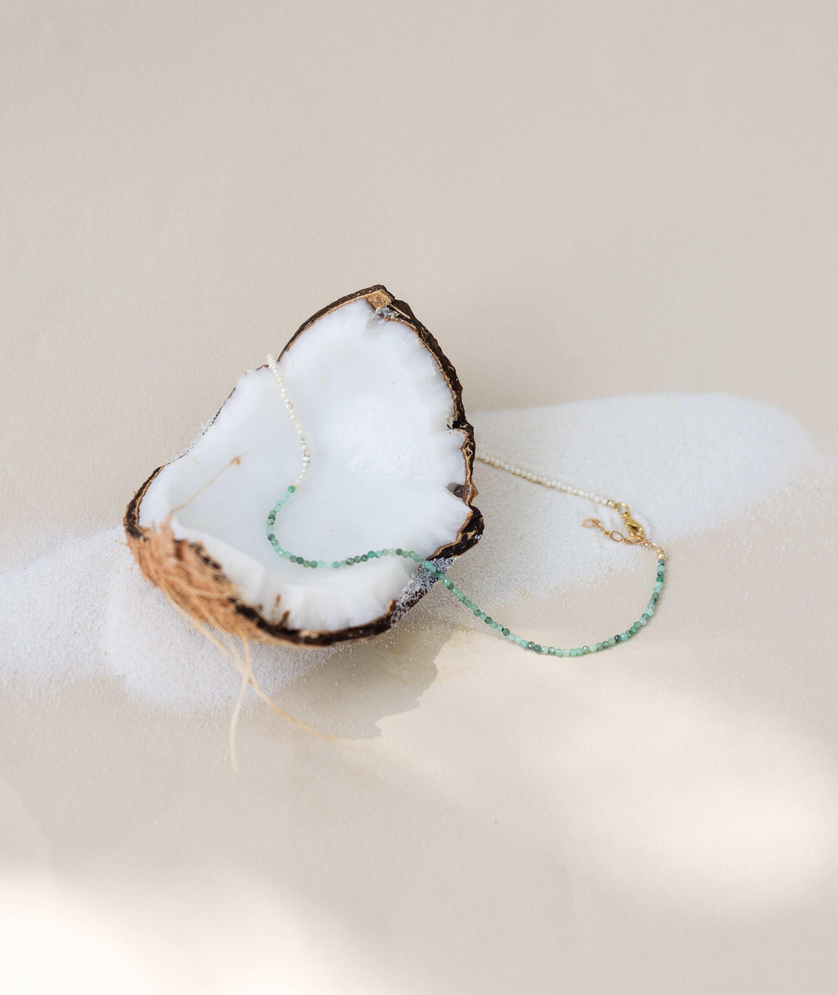 Collier Emmie bi-matière en perles de culture