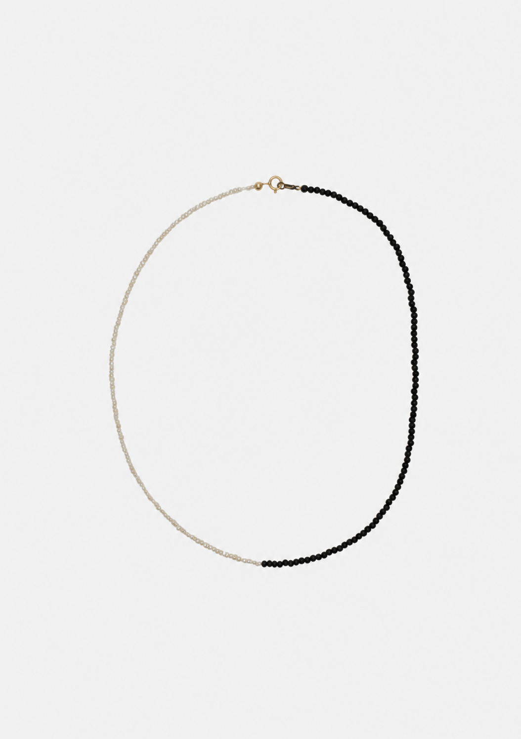 Collier Emmie bi-matière en perles de culture