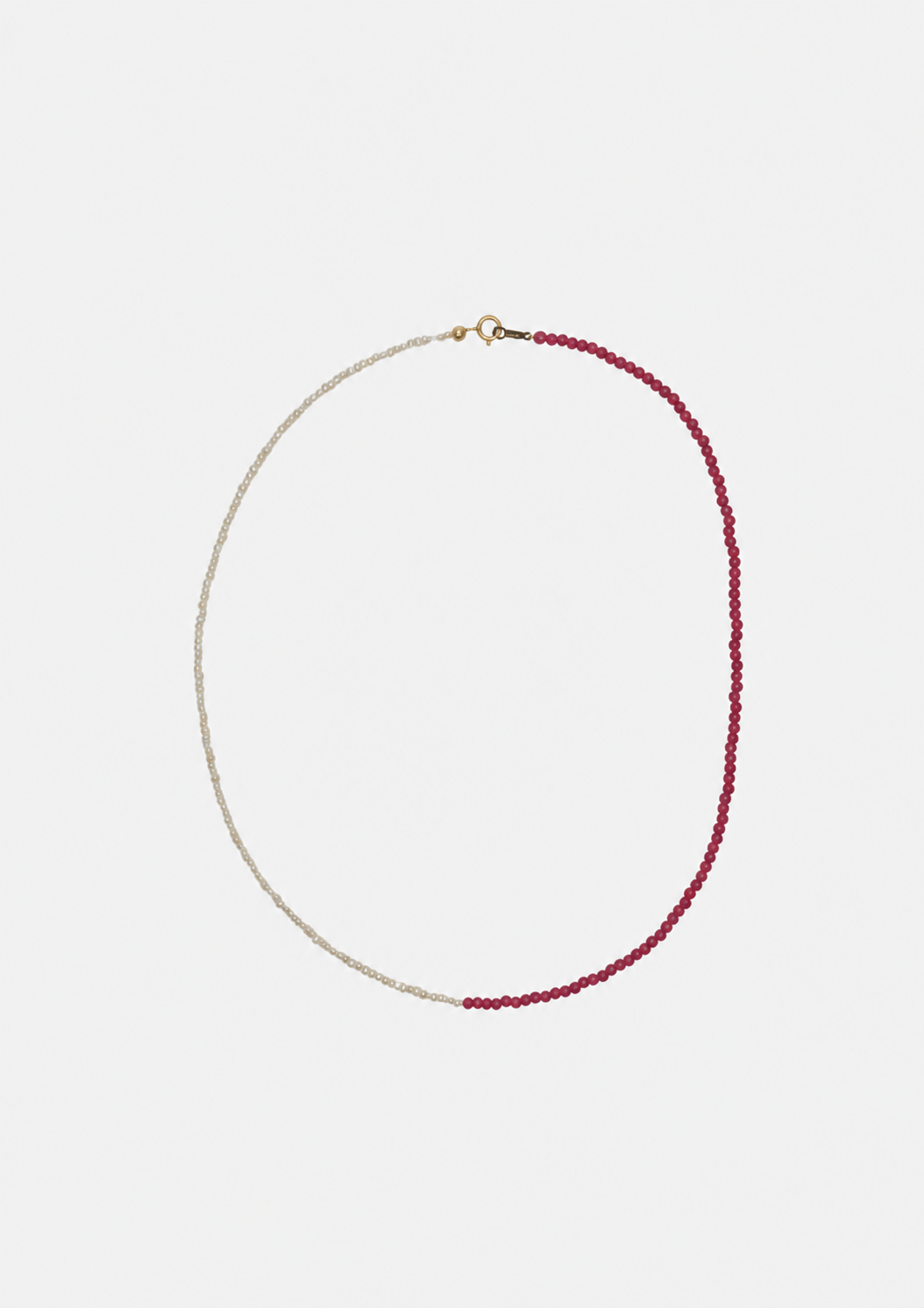 Collier Emmie bi-matière en perles de culture