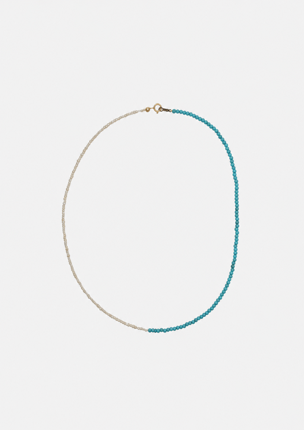 Collier Emmie bi-matière en perles de culture
