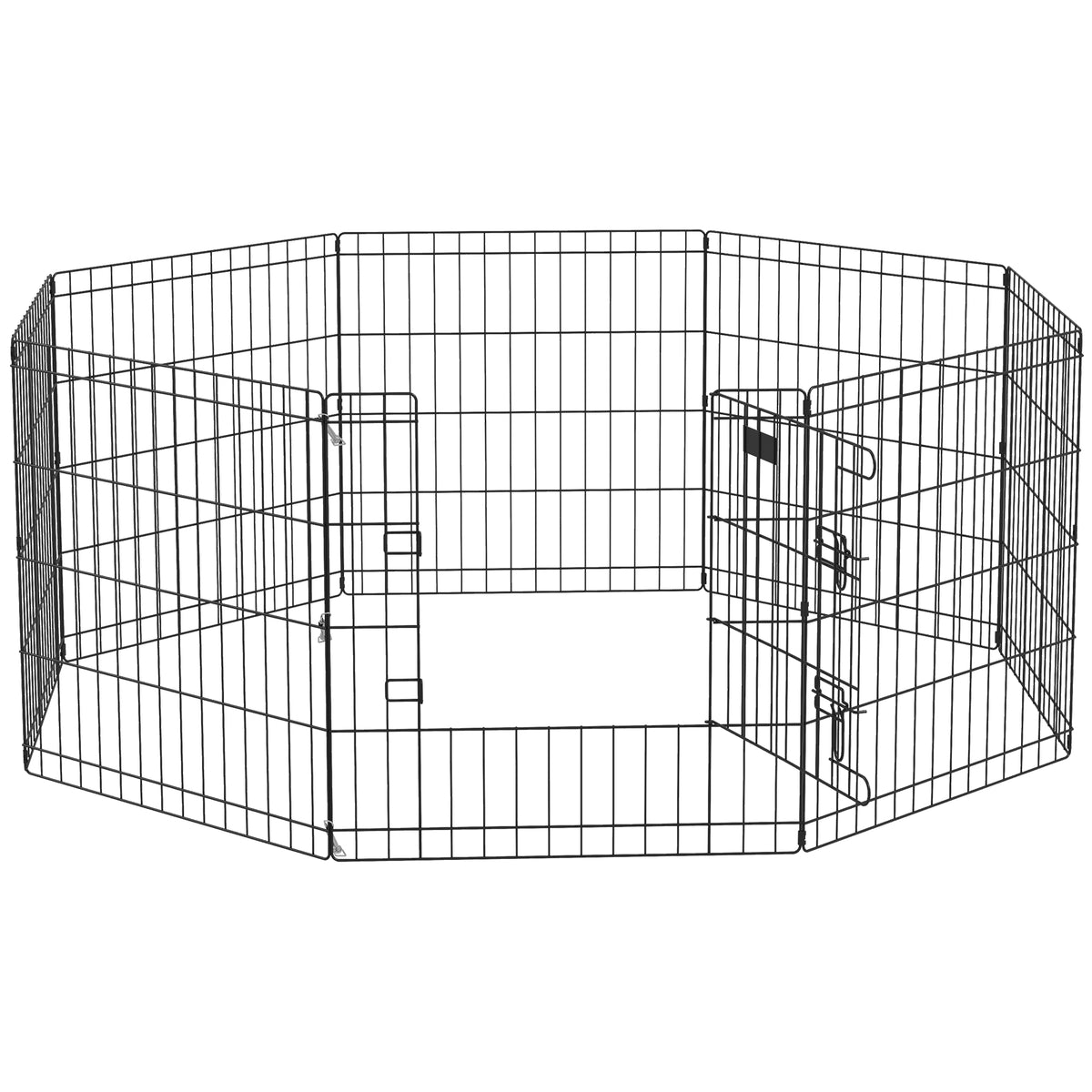 Parc enclos modulable pour chiens lapins rongeurs clôture pour petits animaux intérieur et extérieur pliant 8 panneaux