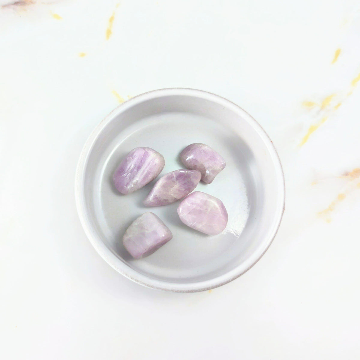 Kunzite rolled stone