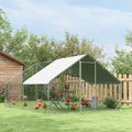 Perchoir en bois pour poule, aire de jeux en bois pour poules avec balançoire, échelle, plateforme, 96 x 40 x 71 cm, gris