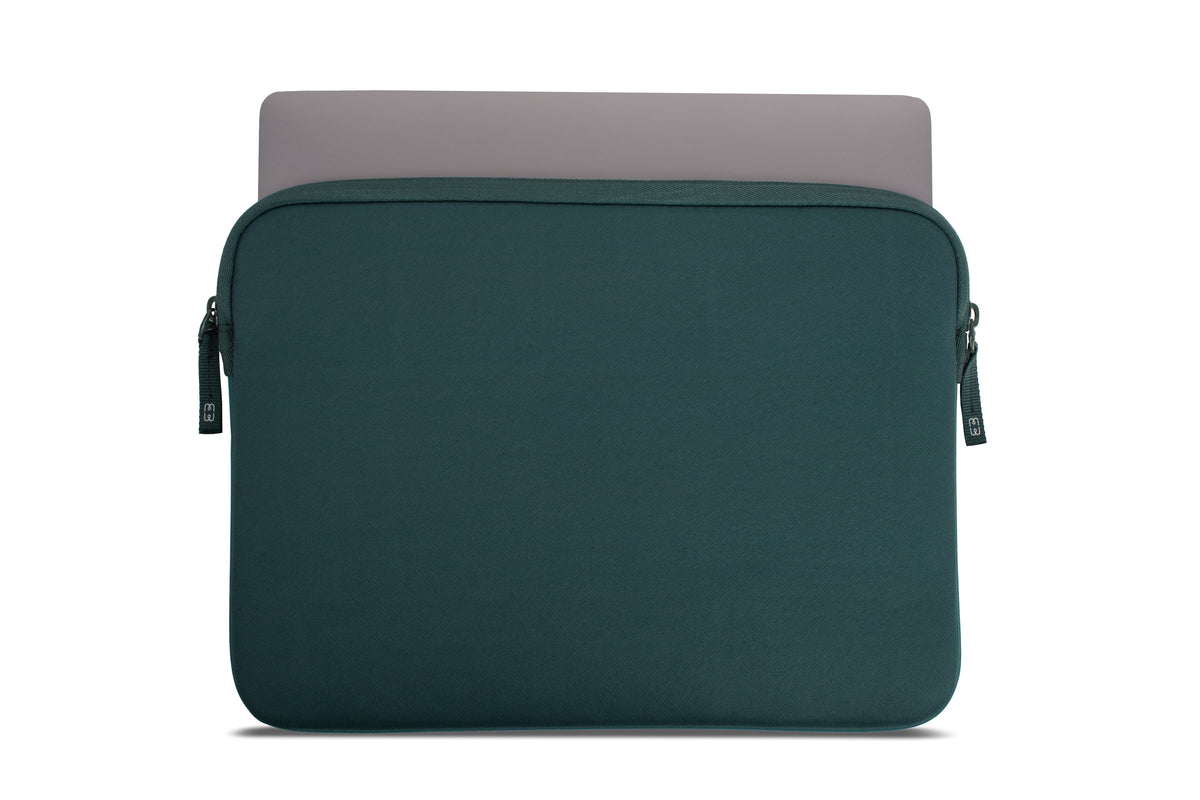 Housse MacBook Pro/Air 13 Basics ²Life Vert/Blanc