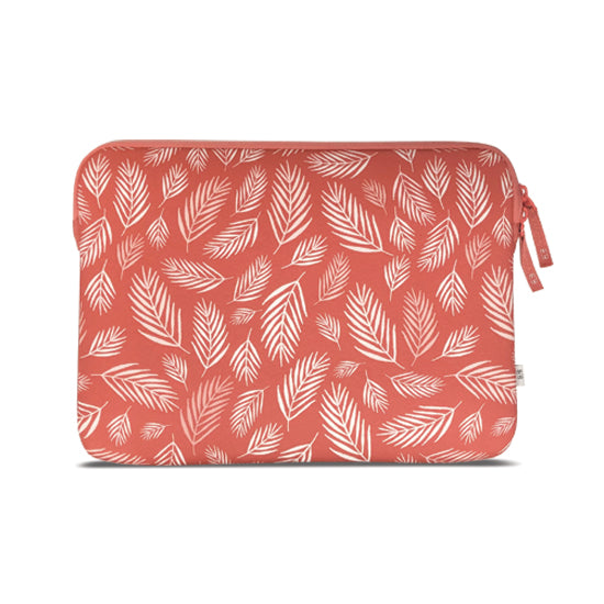 Housse MacBook Pro 14 Basics ²Life Botanic Rouge