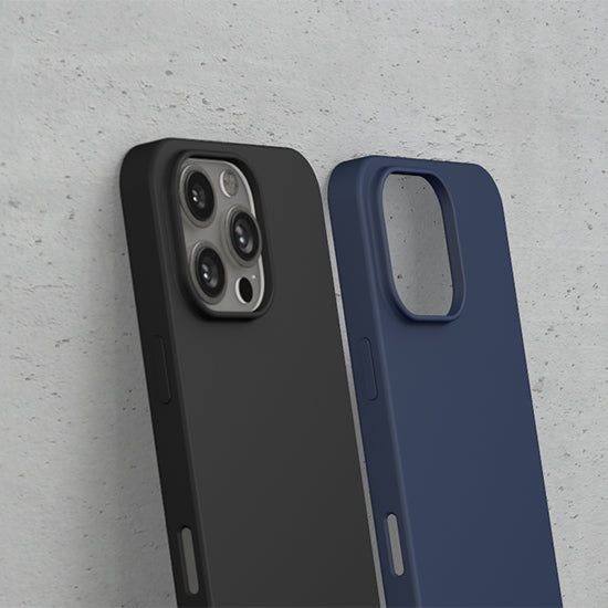 Coque silicone MagSafe iPhone 16 Pro Max Noir