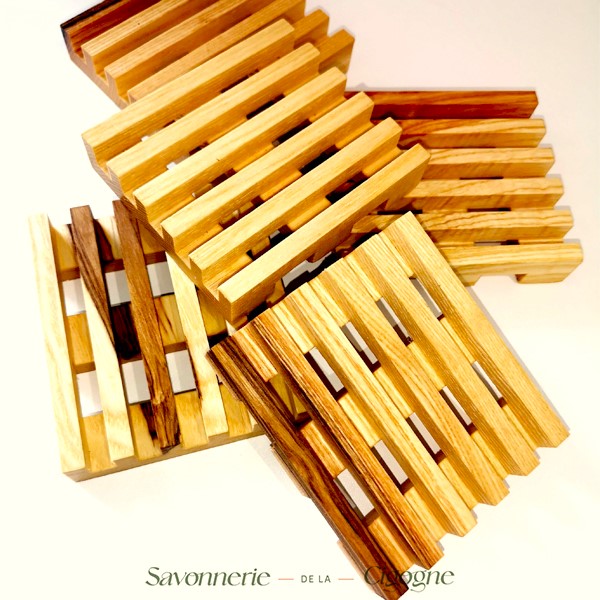 Porte savon bois