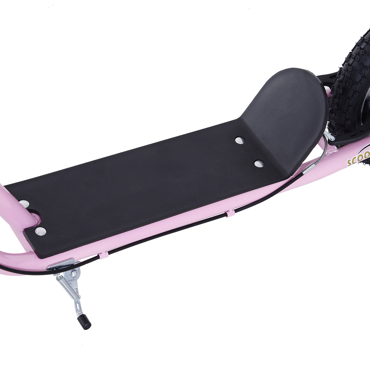 Trottinette patinette Grandes Roues pneumatiques Ø 41 cm avec pegs Rose