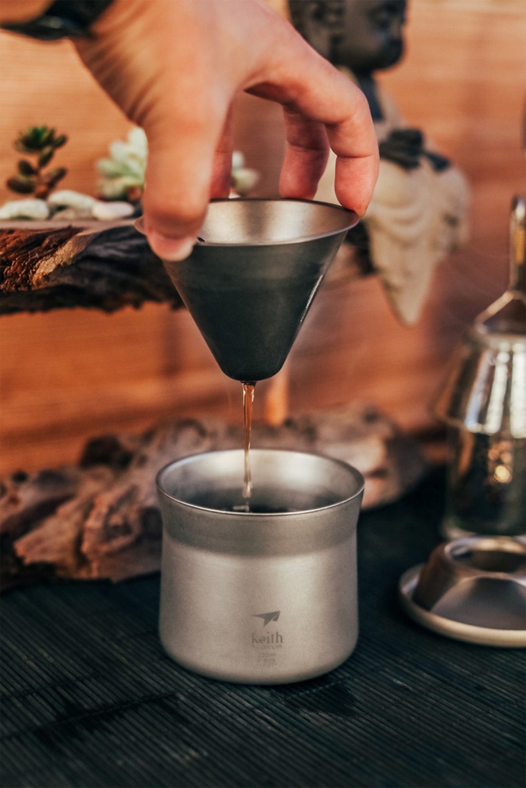 Tasse à Thé et Café Tout-en-1 en Titane