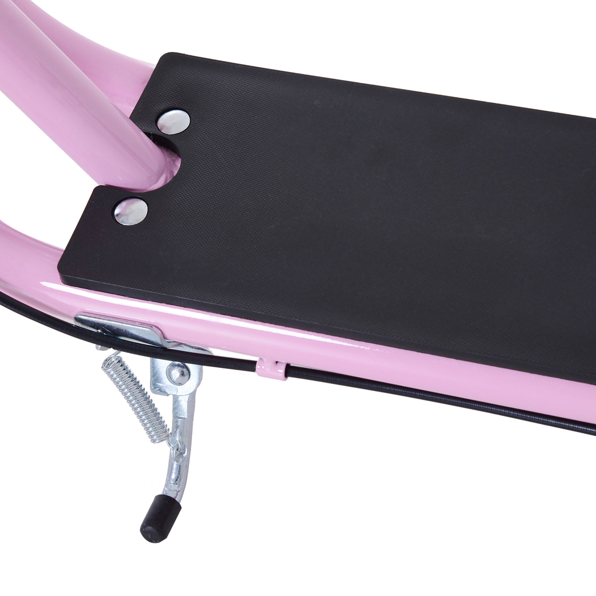Trottinette patinette Grandes Roues pneumatiques Ø 41 cm avec pegs Rose