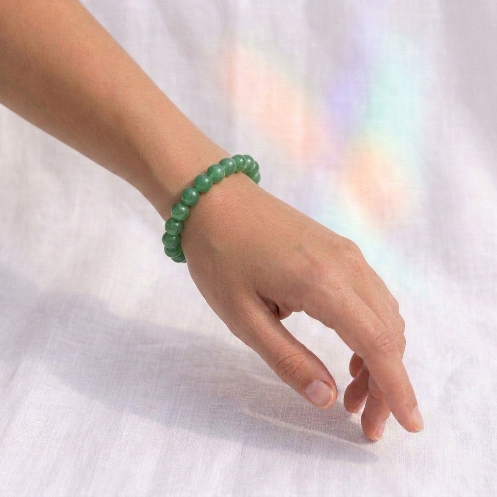 Bracelet en Aventurine verte