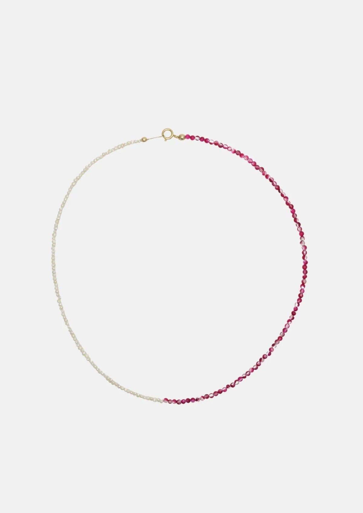 Collier Emmie bi-matière en perles de culture