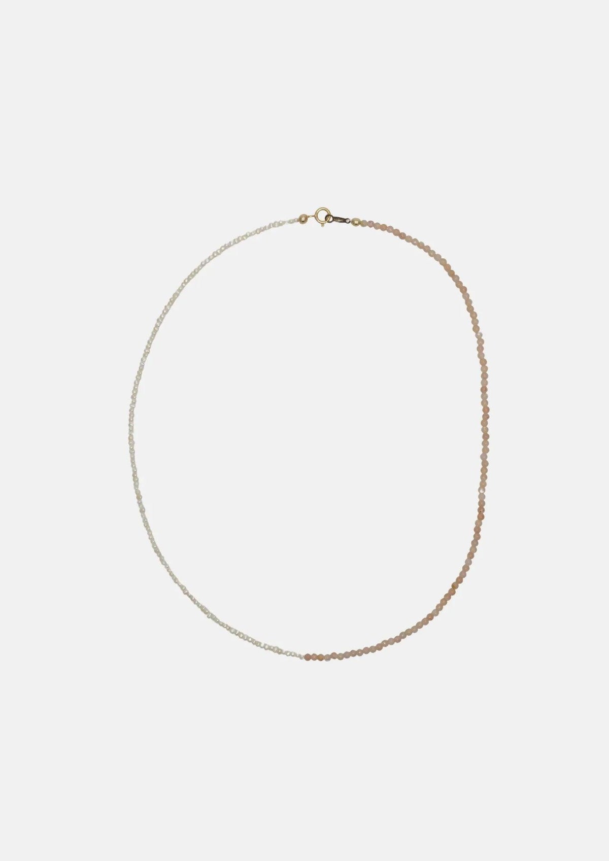 Collier Emmie bi-matière en perles de culture