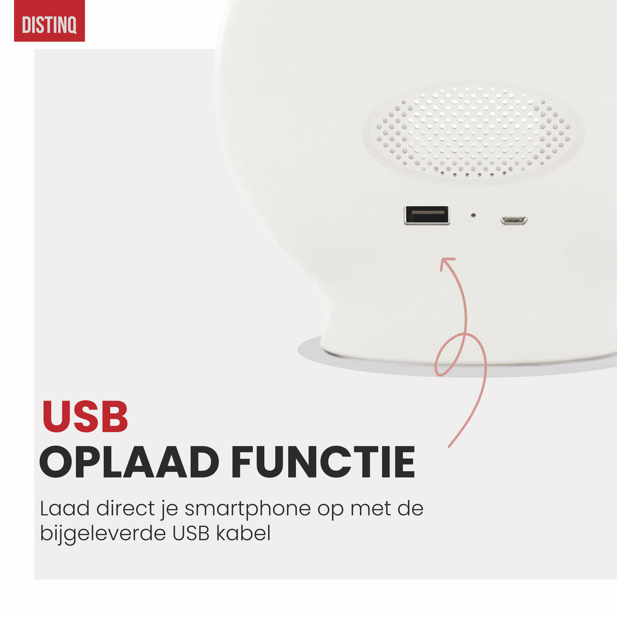 DistinQ Wake-Up light WiFi White