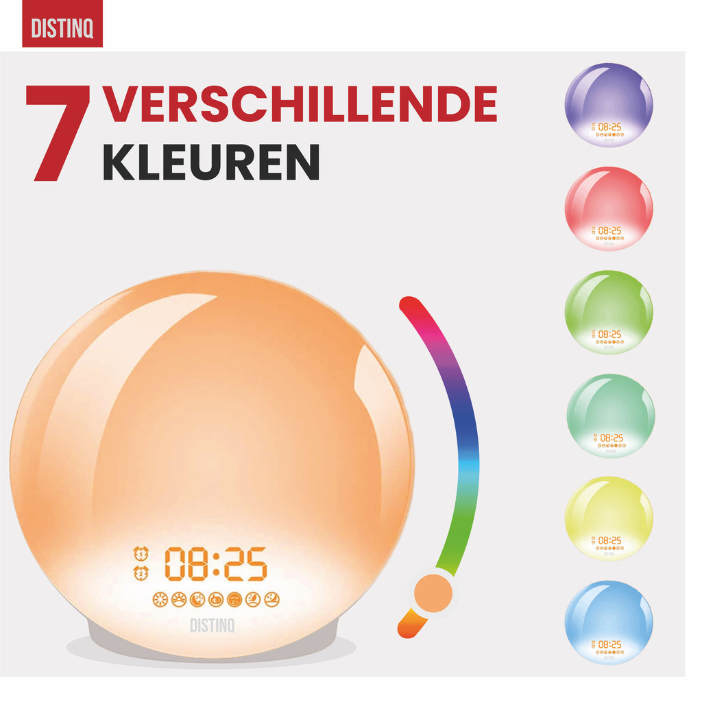 DistinQ Wake-Up light WiFi White