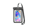Techancy Bolsa Para Telemóvel À Prova De Água TU7446, 7,2 Pol. Profundamente À Prova De Água, Preto