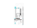 Techancy Carregador 38W USB A e USB C PD QC3.0 TA2828 Carregamento rapido para iPhone Android Tablet Adaptador EU Branco