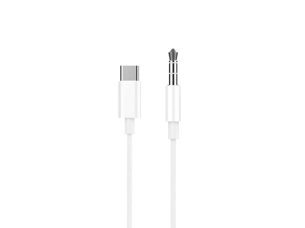 Techancy Cabo Áudio KQ2601, Compatível Com O Conetor Type-Cto3.5mm, 1m, Estável E Fiável. Qualidade De Som Nítida