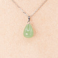 Pendentif | Goutte en Aventurine verte