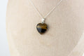 Pendentif en Oeil de tigre - Coeur