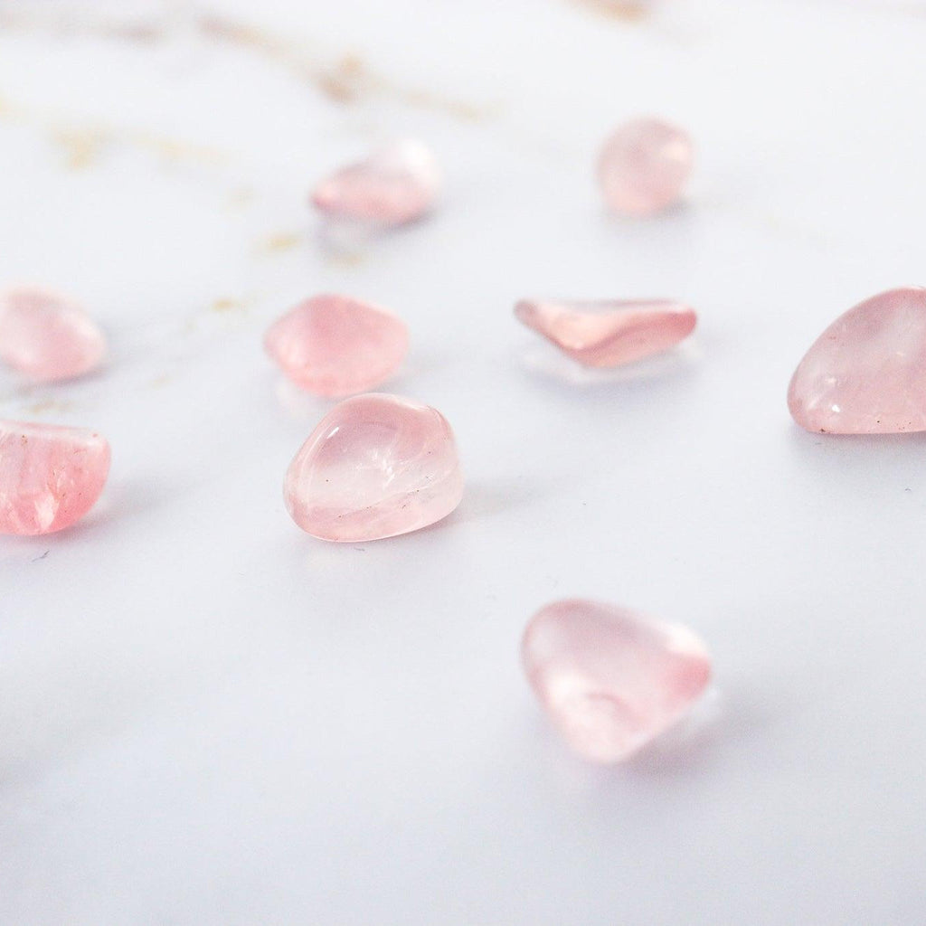 Pierre roulée en Quartz Rose