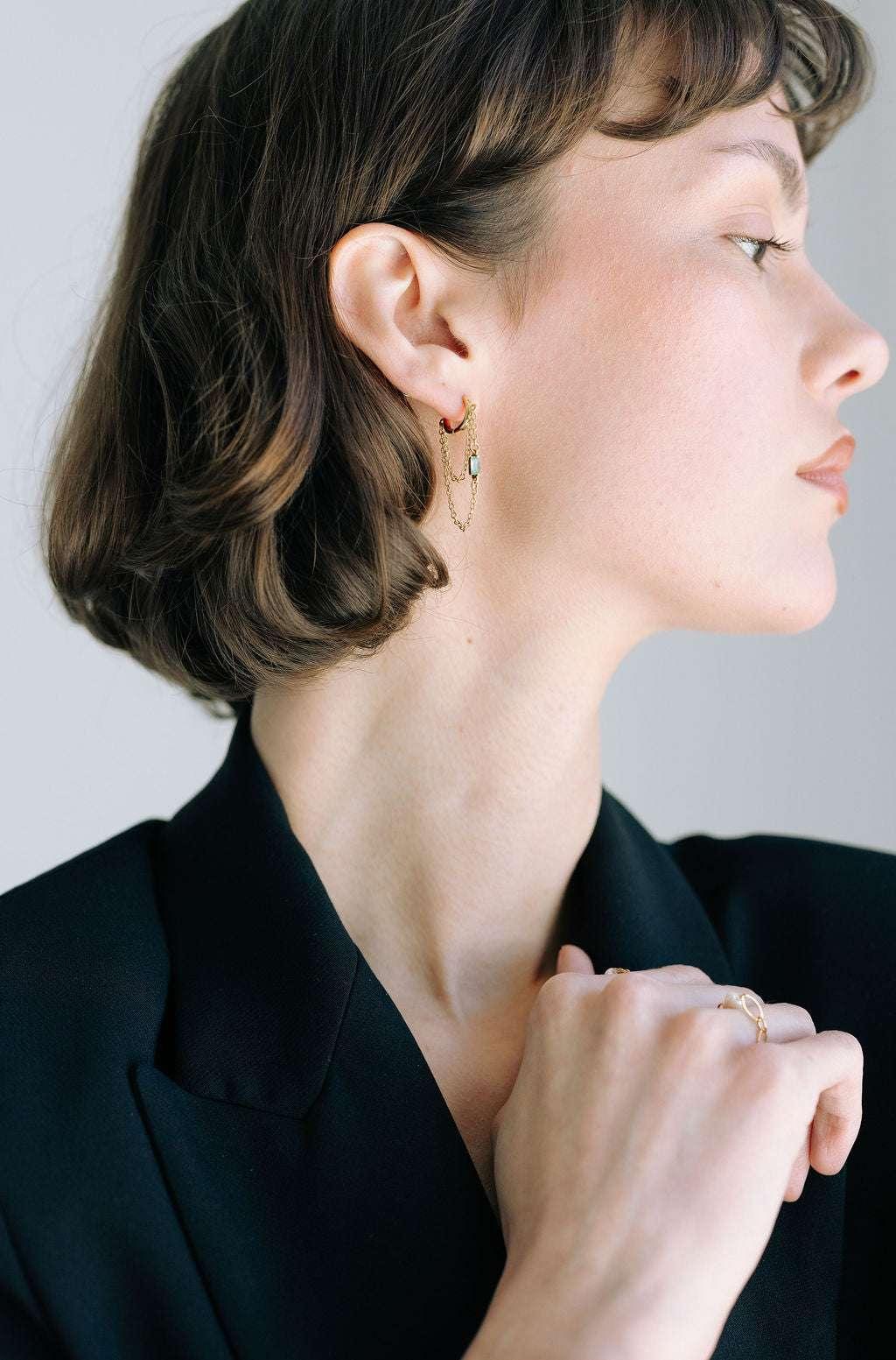Créoles Nina en strass