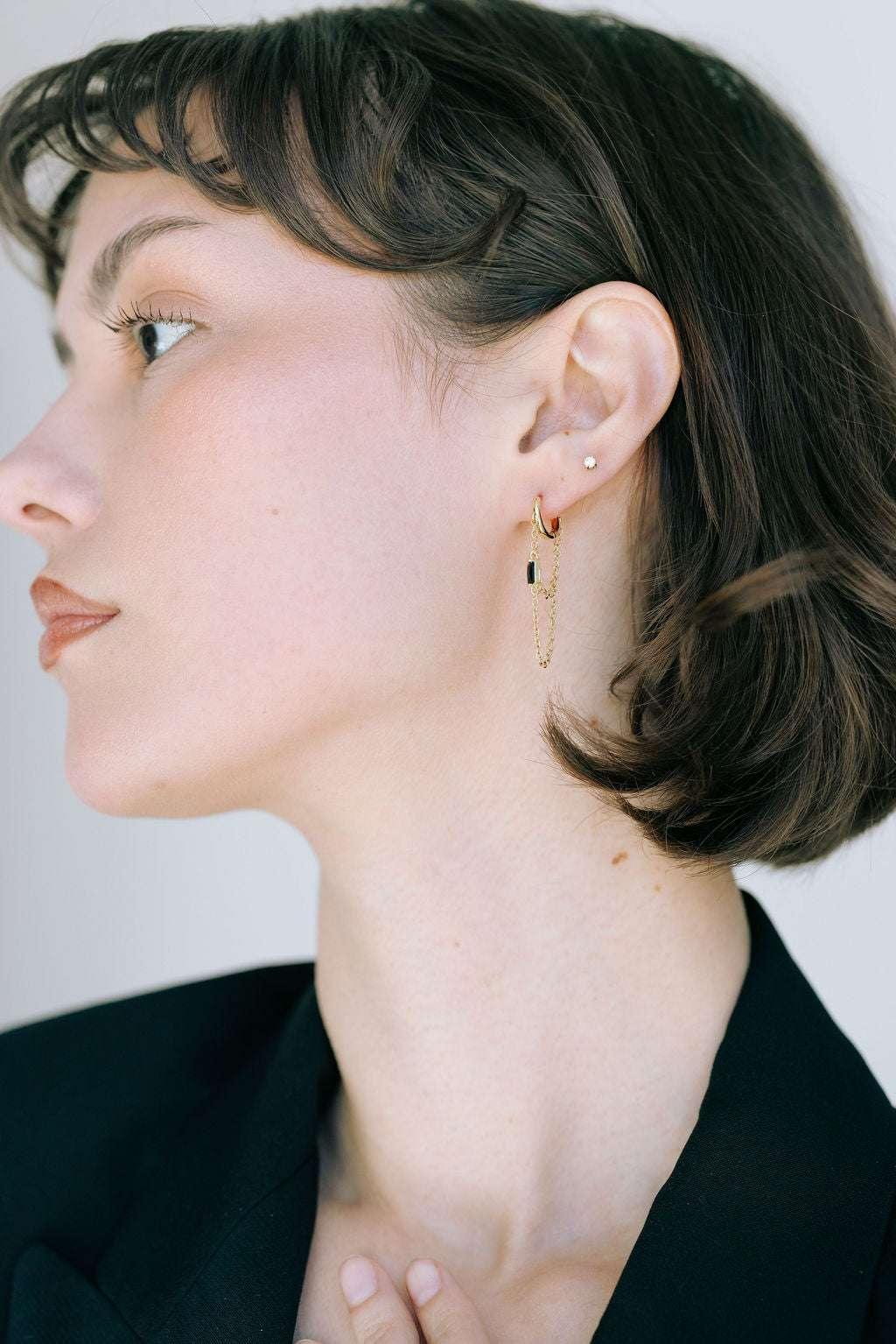 Créoles Nina en strass